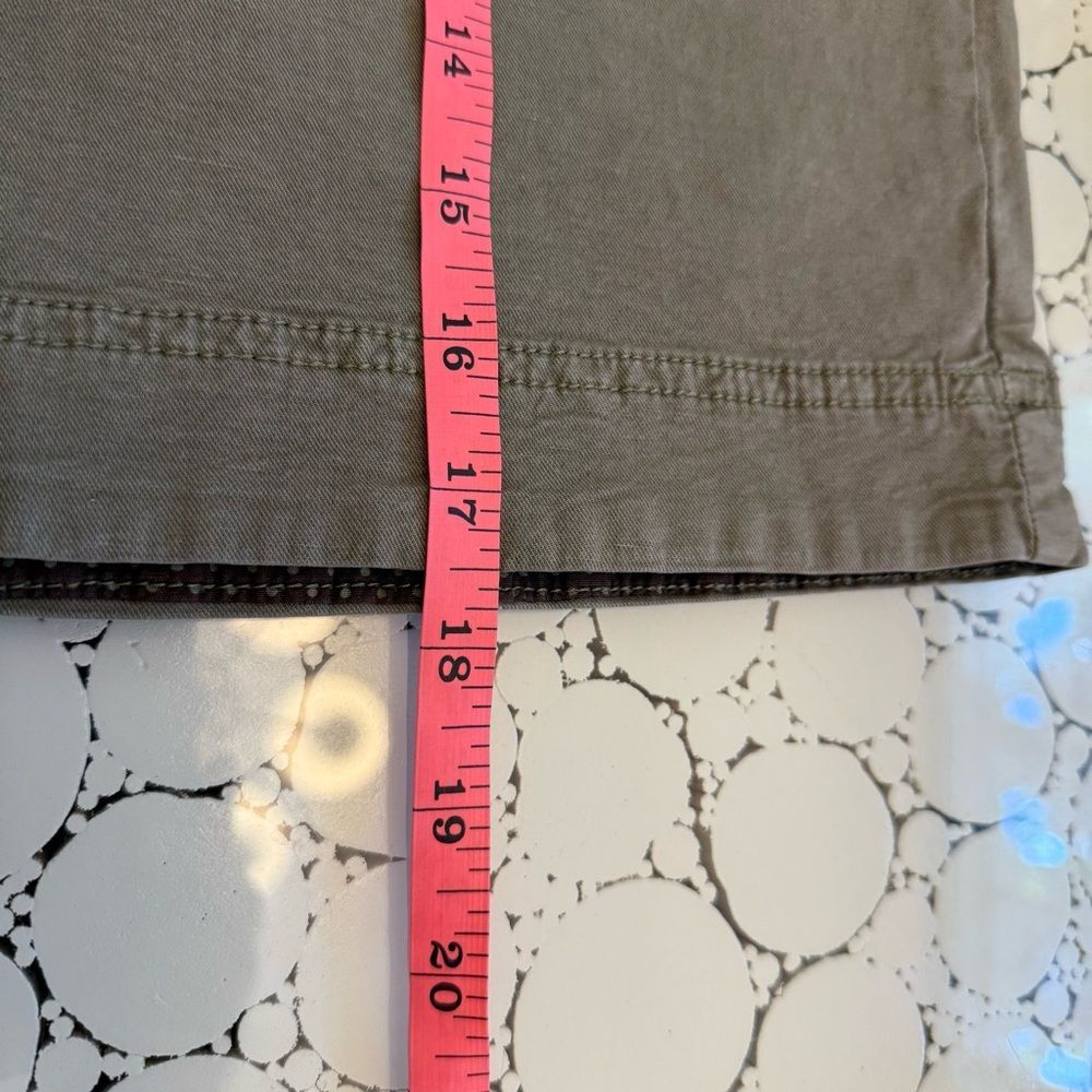 Anthropologie Green utilitarian skirt size MP - Picture 7 of 10